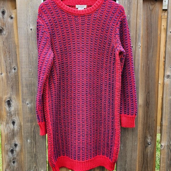 Cocogio Knit Sweater Dress Women's Size Small WOOL Blend - Picture 1 of 5